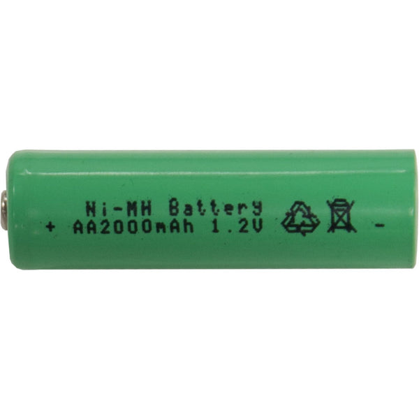 Star Trading - Éclairage des cellules solaires - Batterie remise en charge AA 1.2V 2000mAh Ni -mh - Green - 5cm