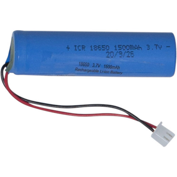 Star Trading - Éclairage des cellules solaires - Batterie 18650 3.7V 1500mAh Li -ion JST -ph Plug 2 mm - Bleu - 6,7 cm