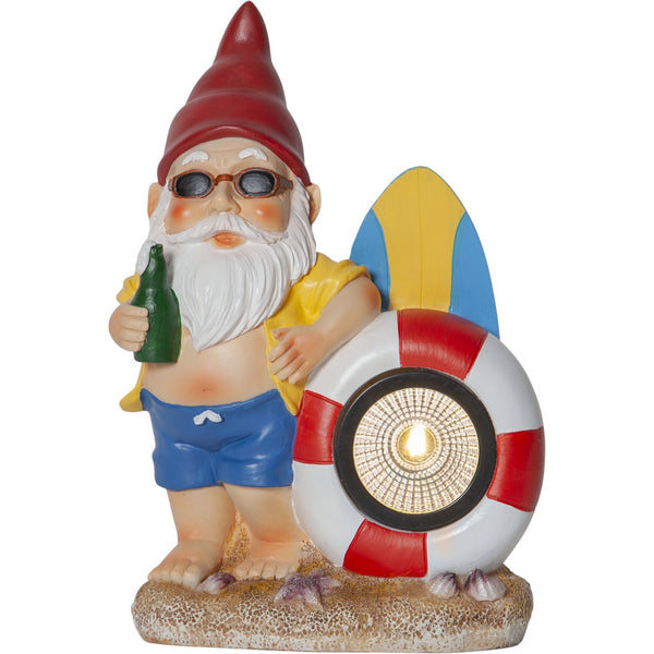 Star Trading - Éclairage des cellules solaires - Décoration de cellules solaires Gnomy - Multi - 23 cm