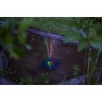 Star Trading - Éclairage à cellules solaires - Fontaine de décoration à cellules solaires - Noir - 10cm Couleur de lumière RGB (Rouge-Vert-Bleu)