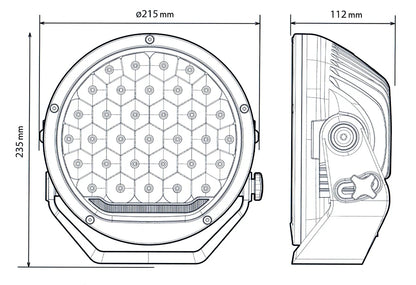 LED BNB | NBB Alpha 225 LED Lumière supplémentaire | PRO