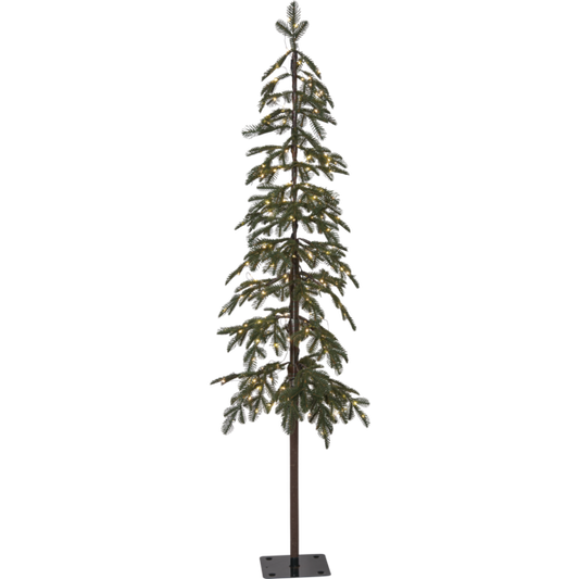 Julgran med LED Grantorp Grön