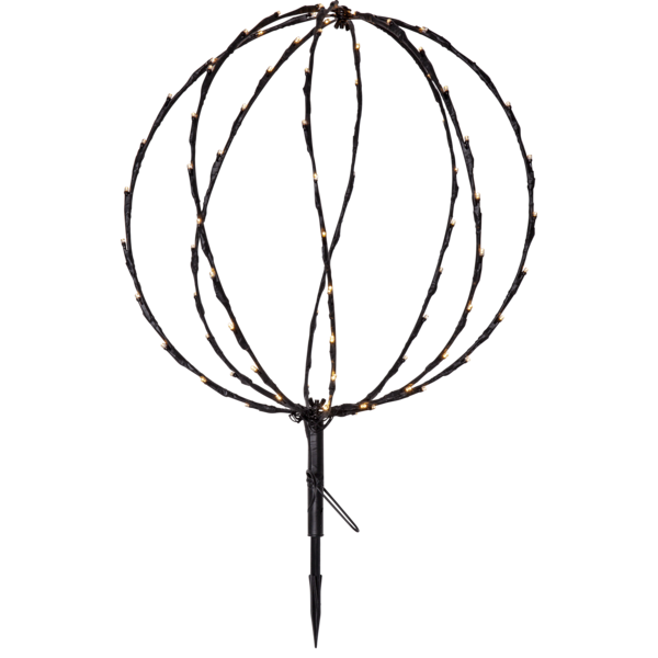 Utomhusdekoration Sphere Svart