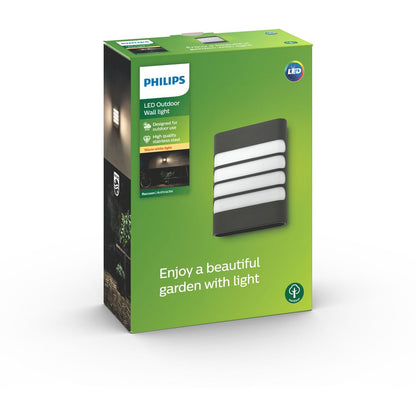 Philips - Raccoon wall lantern antracite 1x3W