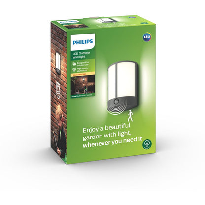 Philips - Stock Ir Wall Lantern Anthracite 1x6w