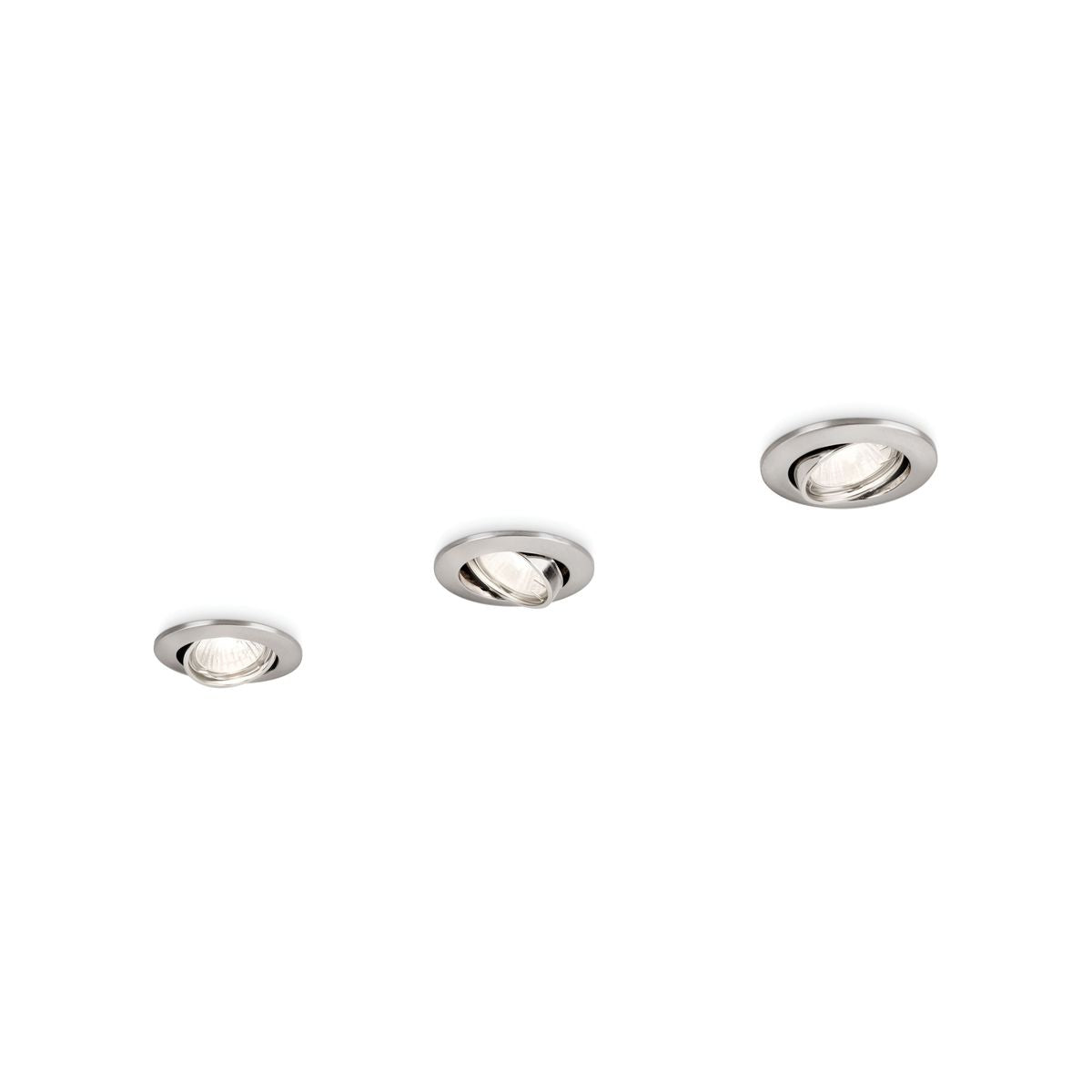 Philips - enif recessed nickel 3x50W 230V