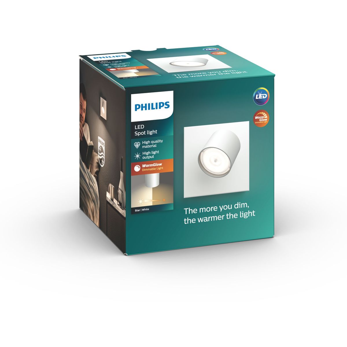 Philips - Star Single Spot blanc 1x4.5w Selv