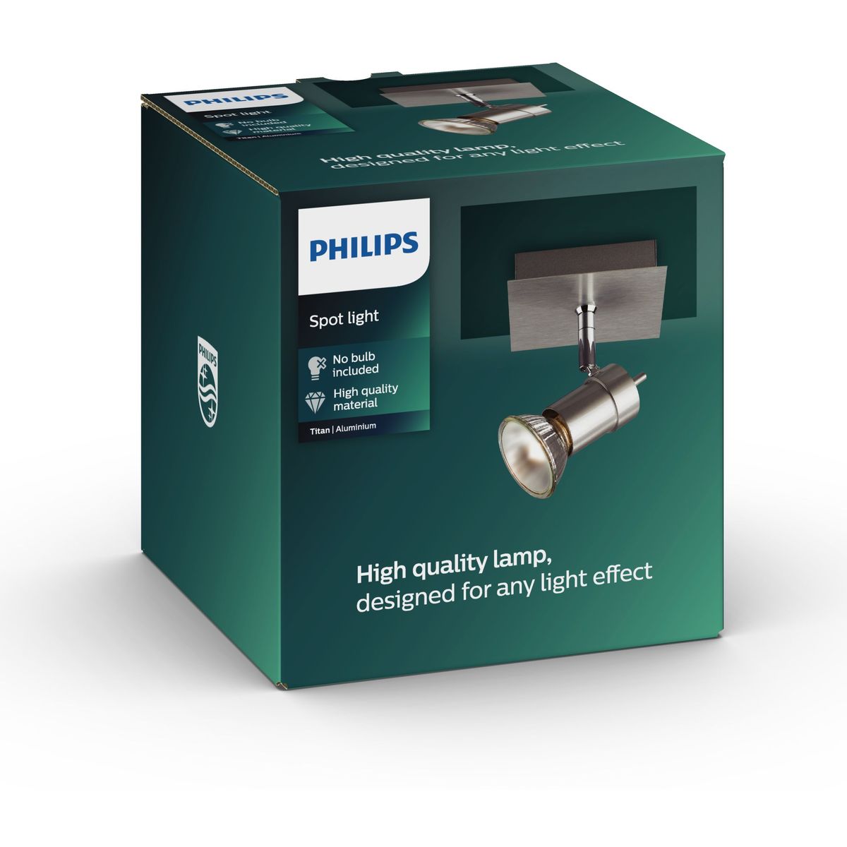 Philips - Titan Single Spot Aluminium 1x50W 230V