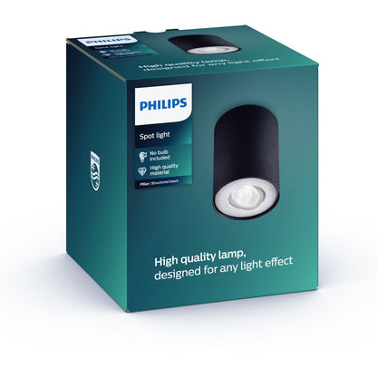 Philips - Pills Single Spot Black 1x20W 230V