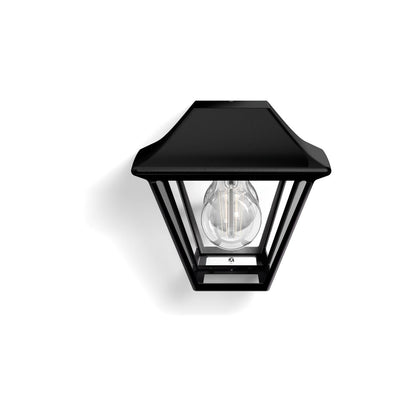 Philips - Alpenglow wall lantern black 1x42W 230V