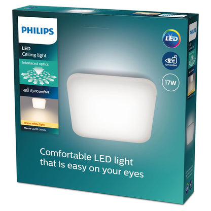 Philips - MAUVE 27K LED CEILING SQ 17W