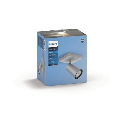 Philips - Paisley Single Spot Aluminium 1xnw 230V
