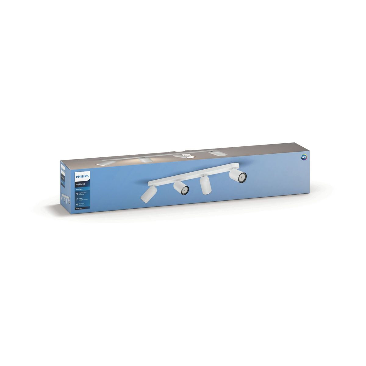 Philips - Pongee Bar/tube blanc 4xnw 230V