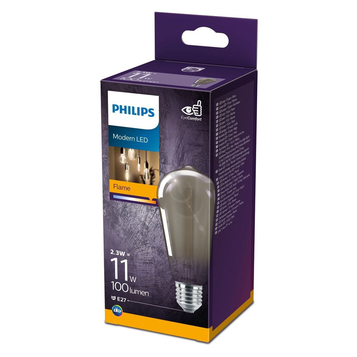 Philips - LEDCLASSIC 11W ST64 E27 SMOKY ND RFSRT4