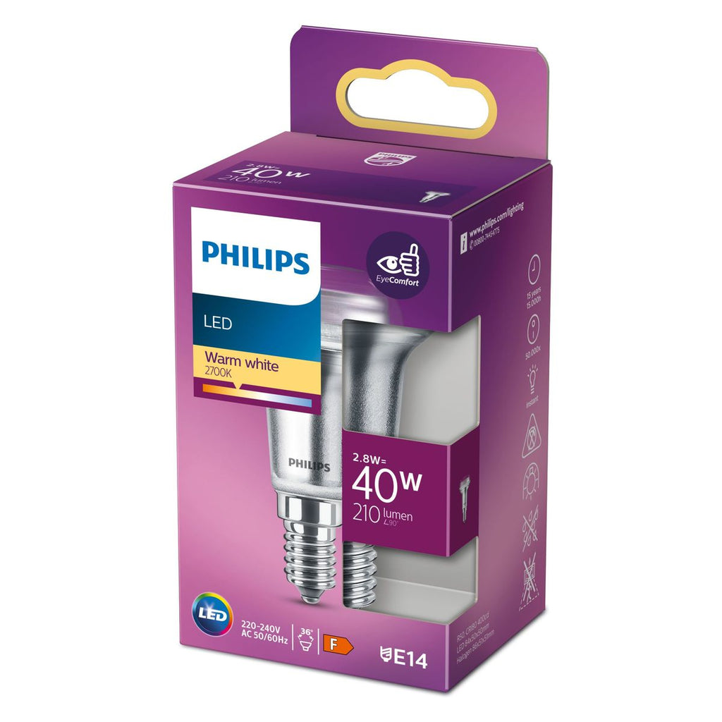 Philips - LED CLA 40W R50 E14 WW 36d RF ND SRT4