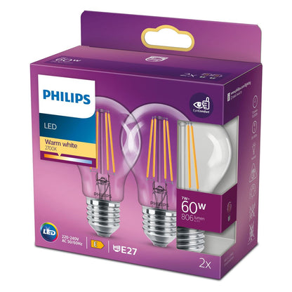 Philips - LED classic 60W A60 E27 WW CL NDRF2SRT6