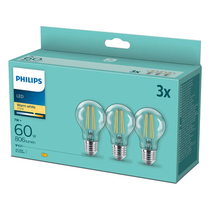 Philips - LED classic 60W A60 E27 WW CL ND3PFDisc
