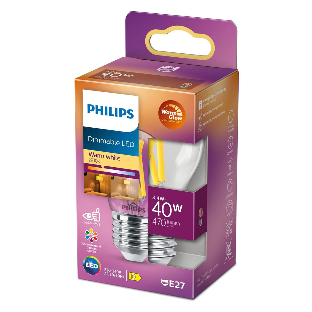 Philips - LED Classic 40W P45 E27 CL WGD90 SRT4