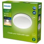 Philips - Doris Plafond 6W 27K blanc IP54 HV