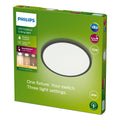 Philips - Plafond superslim SSW 15W 27K Black IP54