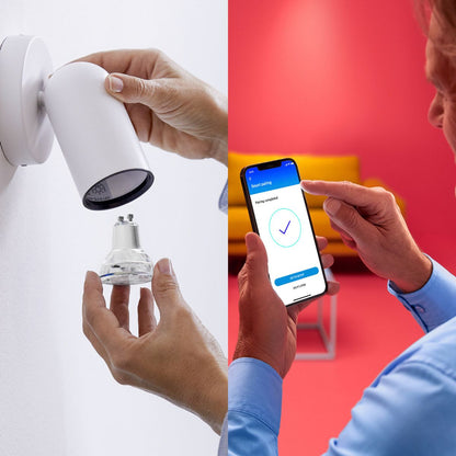 Philips - Wi-Fi BLE 50W GU10 GLASS 922-65 RGB1PF/6