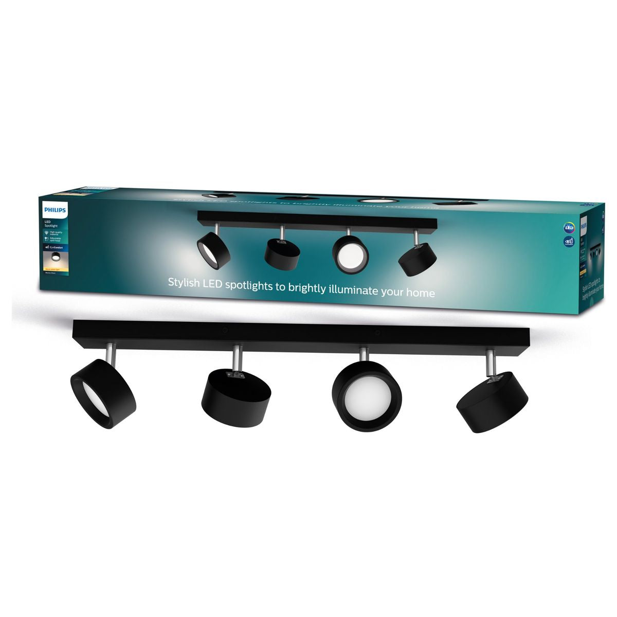 Philips - Bracia Spot BL 4x5.5W 27K HV