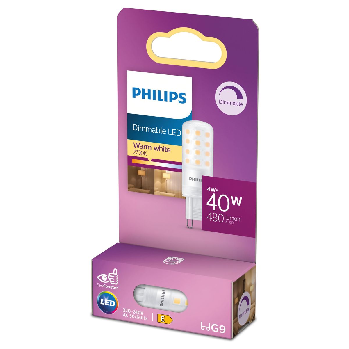 Philips - LED 40W G9 WW 230V DIM SRT6