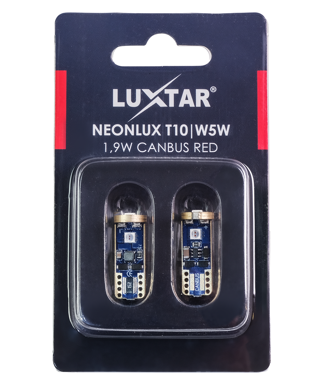 Luxtar NeonLux | T10 W5W | Canbus | Red - bild 5