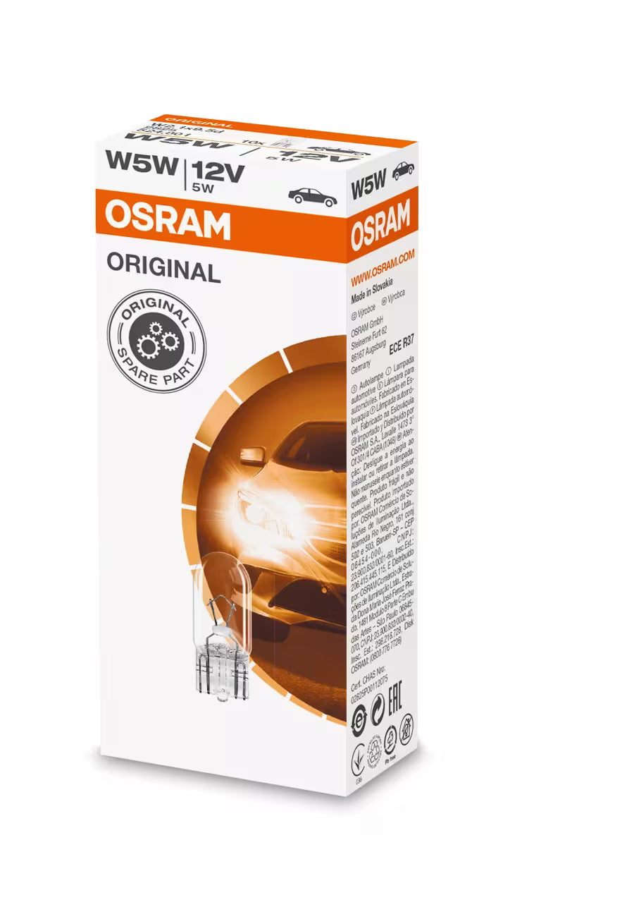 Osram | 2825 | WEDGE BASE W5W (UNPACKED)
