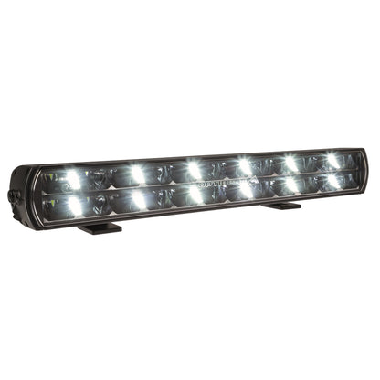 Främre sned vy av Optibeam Super Captain Dual 600 LED-ljusramp