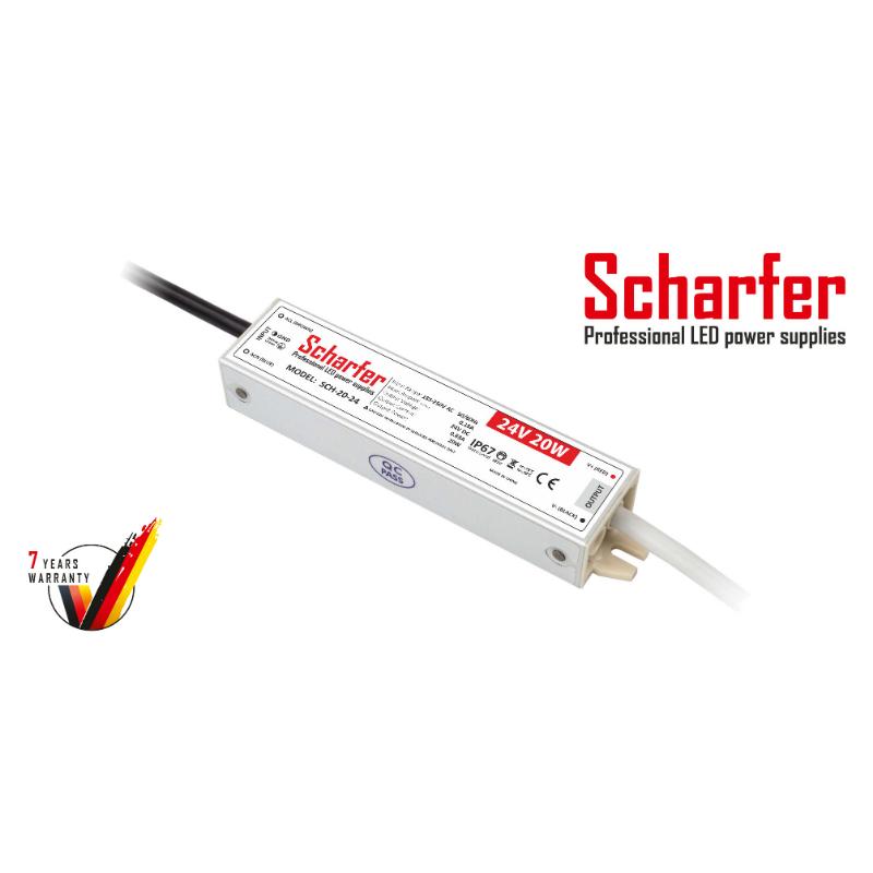 Transformateur 230V AC à 24V DC 20W