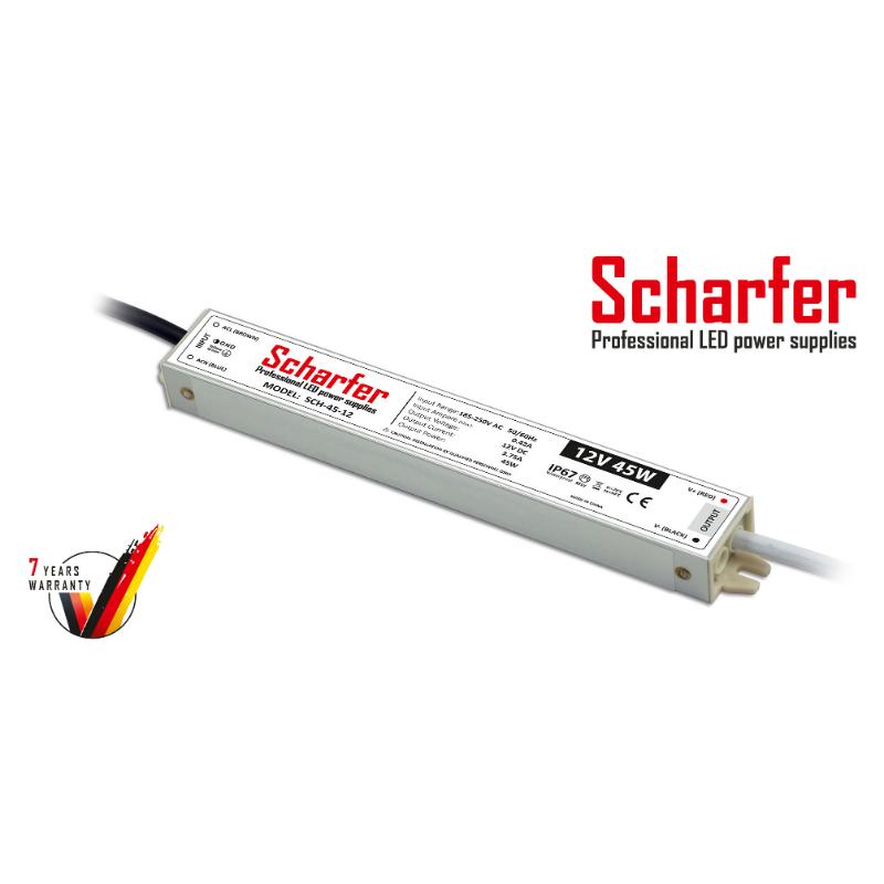 Transformateur 230V AC à 12V DC 45W