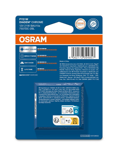 OSRAM DIADEM CHROME - PY21W Ampoule supplémentaire