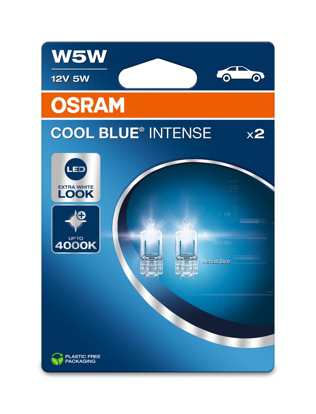 OSRAM - W5Ampoule auxiliaire W - PACK DE 2