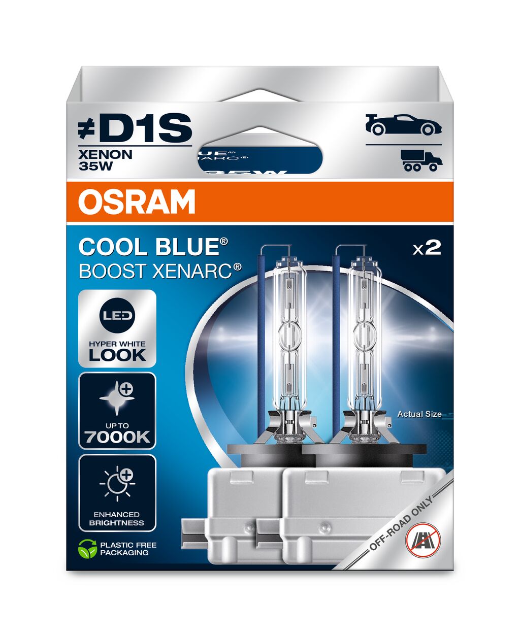 Osram Xenarc Cool Blue Boost - Off-Road D1s Hid Phitlight