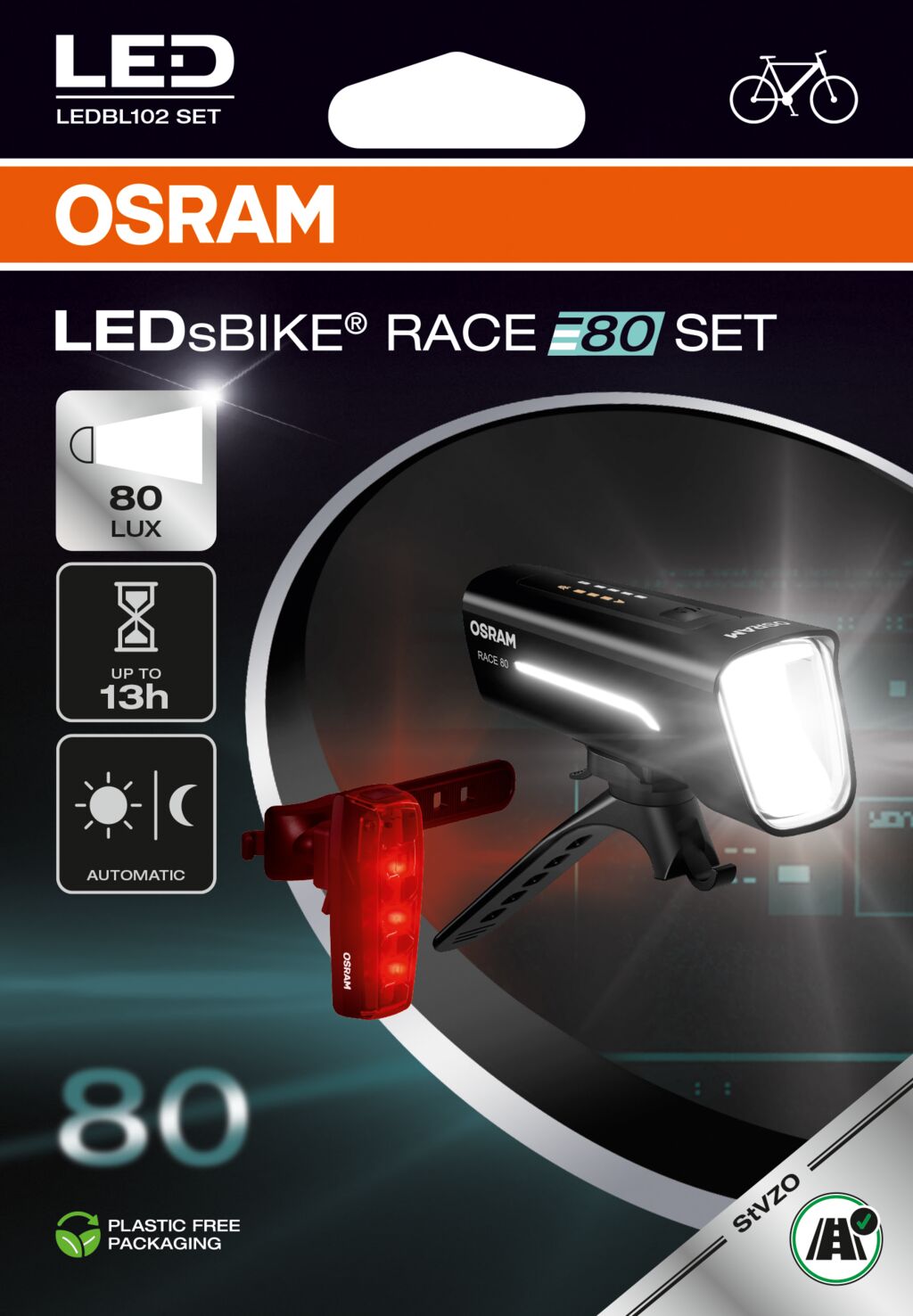 Osram Letsbike Race 80 set