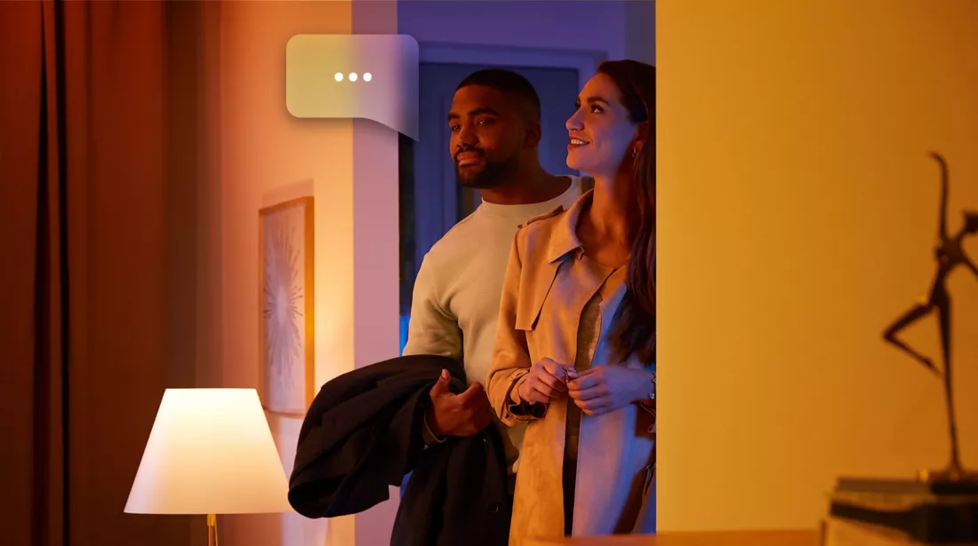 Taklampa Enrave White Ambiance LED 2200–6500K Vit, Philips Hue