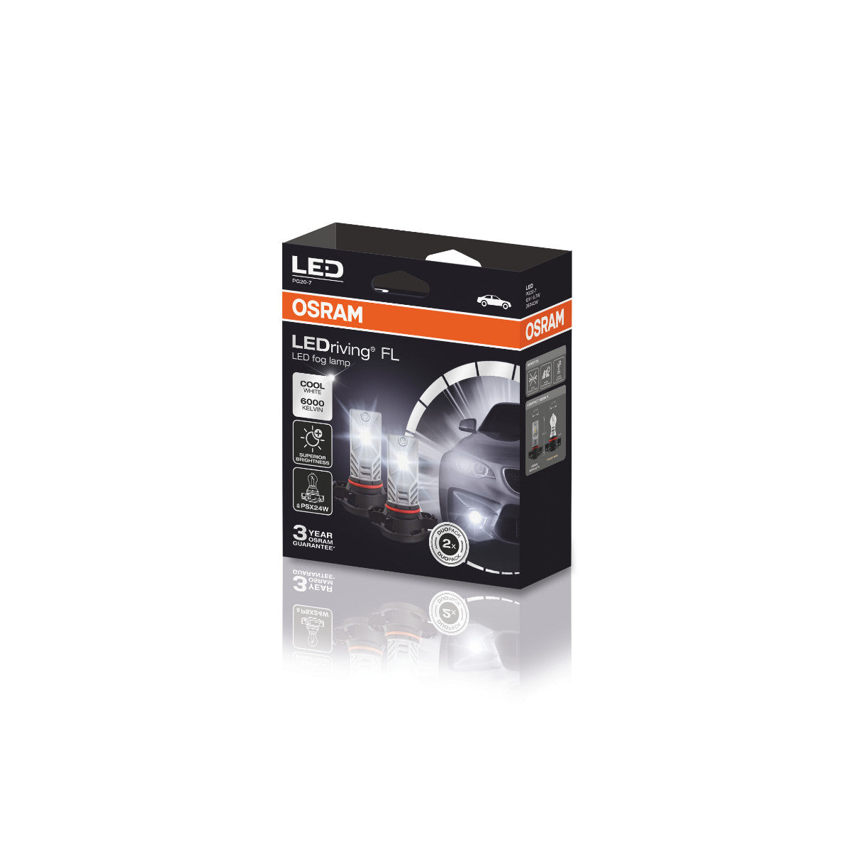 OSRAM LEDriving FL - Off-road PSX24W Principalement pour les applications de phares et antibrouillards