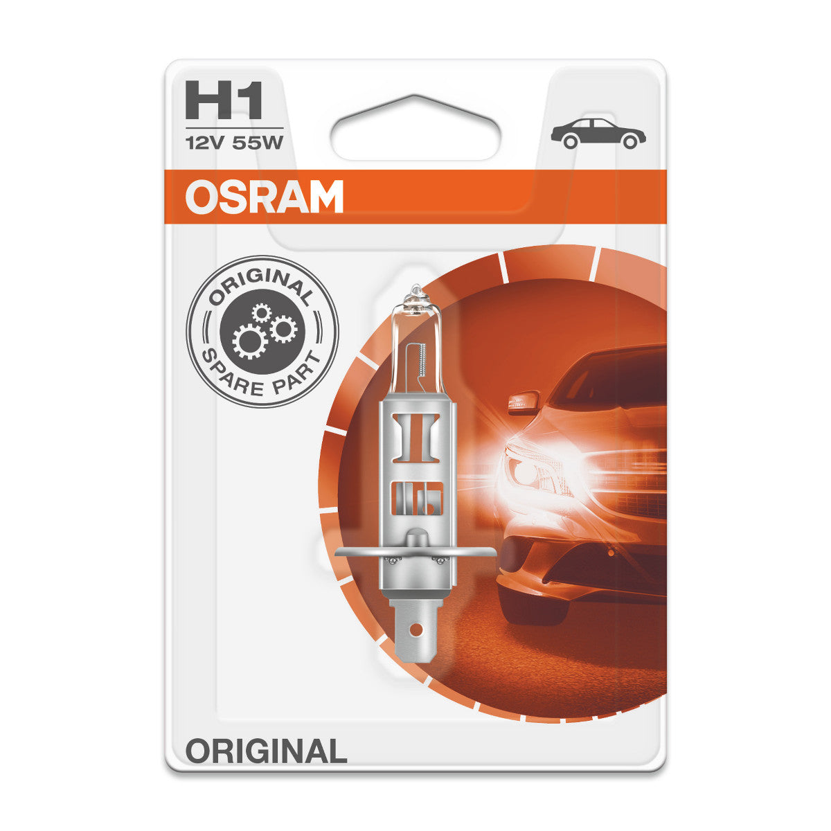 OSRAM ORIGINAL LINE - H1 - 12 V - 55 W - Ampoule de phare halogène