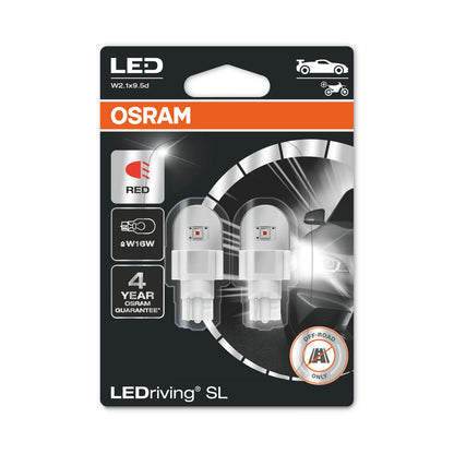 OSRAM LEDriving SL - Tout-terrain W16W - rouge