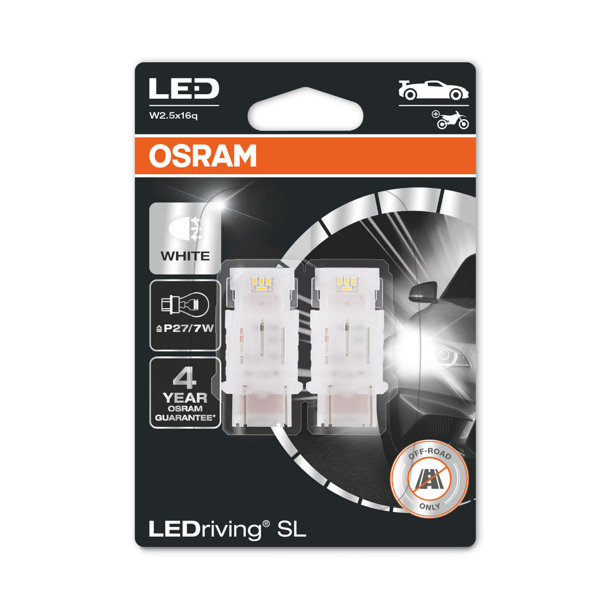 OSRAM LEDriving SL - Tout-terrain P27-7W - blanc