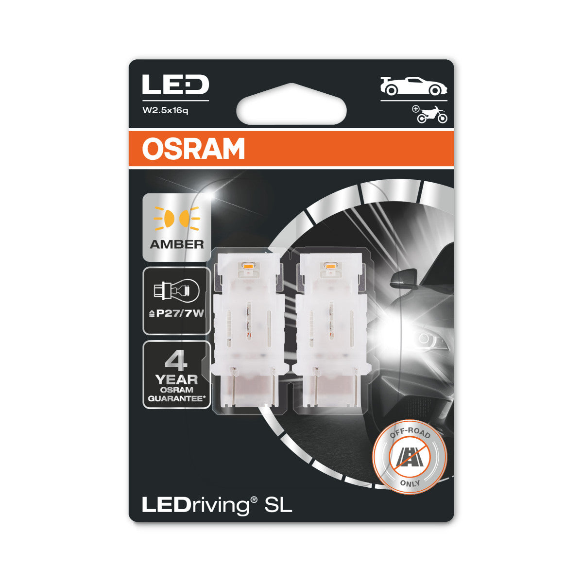 OSRAM LEDriving SL - Tout-terrain P27-7W - jaune