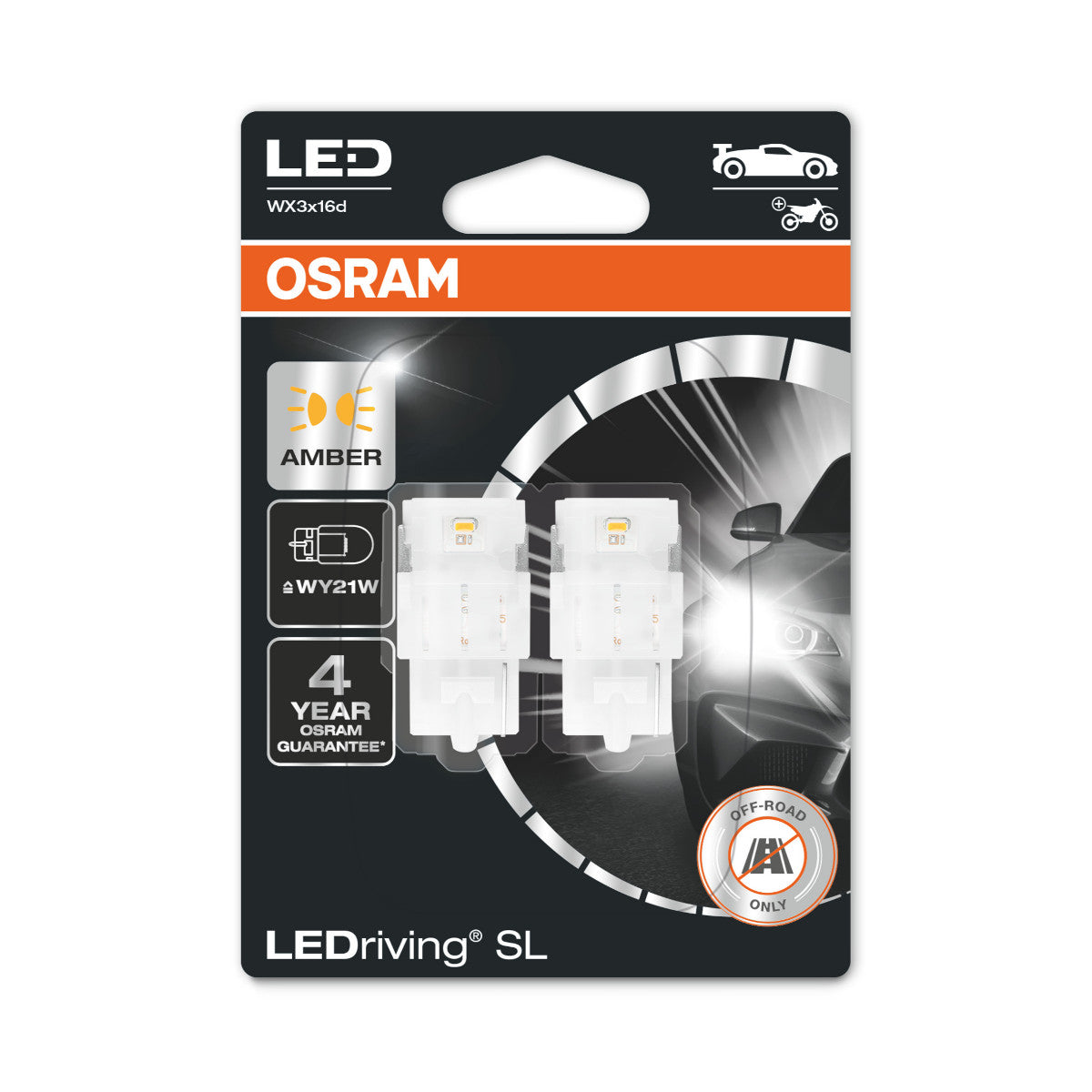 OSRAM LEDriving SL - Off-road WY21W Principalement utilisé pour l'indicateur de signal