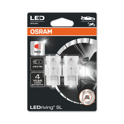 OSRAM LEDriving SL - Tout-terrain W21W - rouge