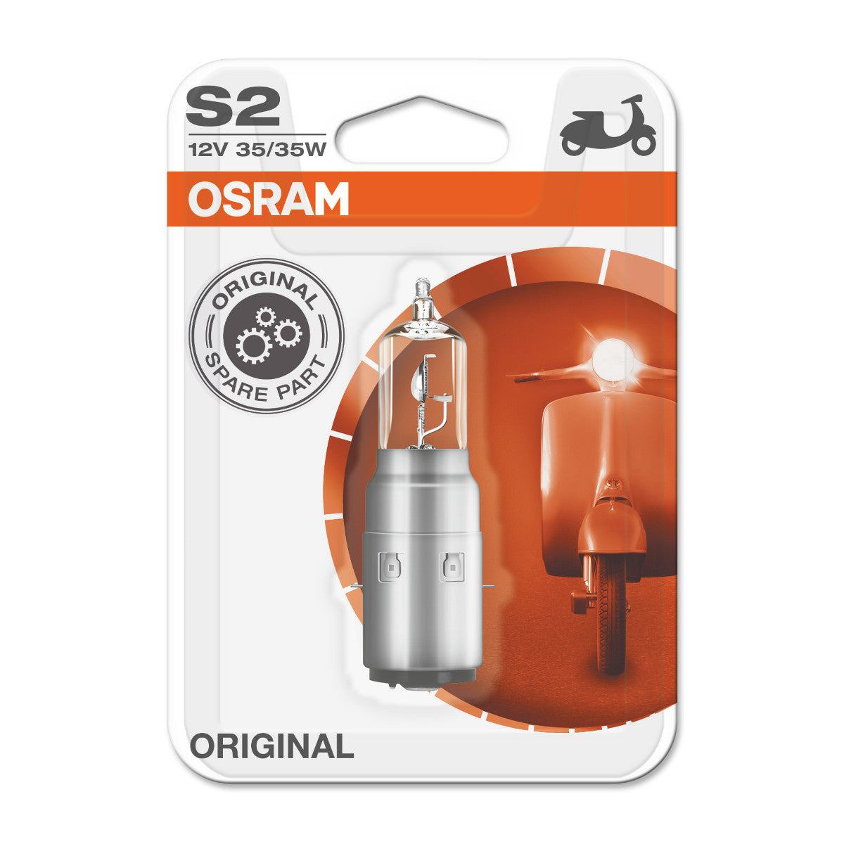 OSRAM ORIGINAL LINE - S2 - 12 V - 3535 W - Ampoule de phare halogène