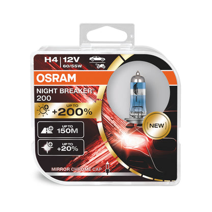 OSRAM NIGHT BREAKER 200 - H4 - paquet de 2