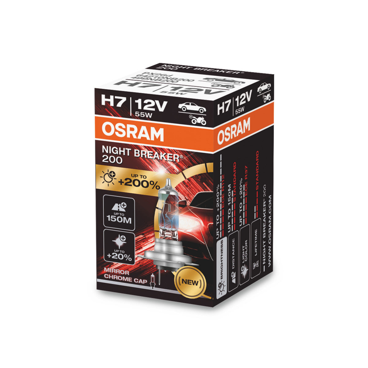 OSRAM NIGHT BREAKER 200 - H7 - 1 pièce