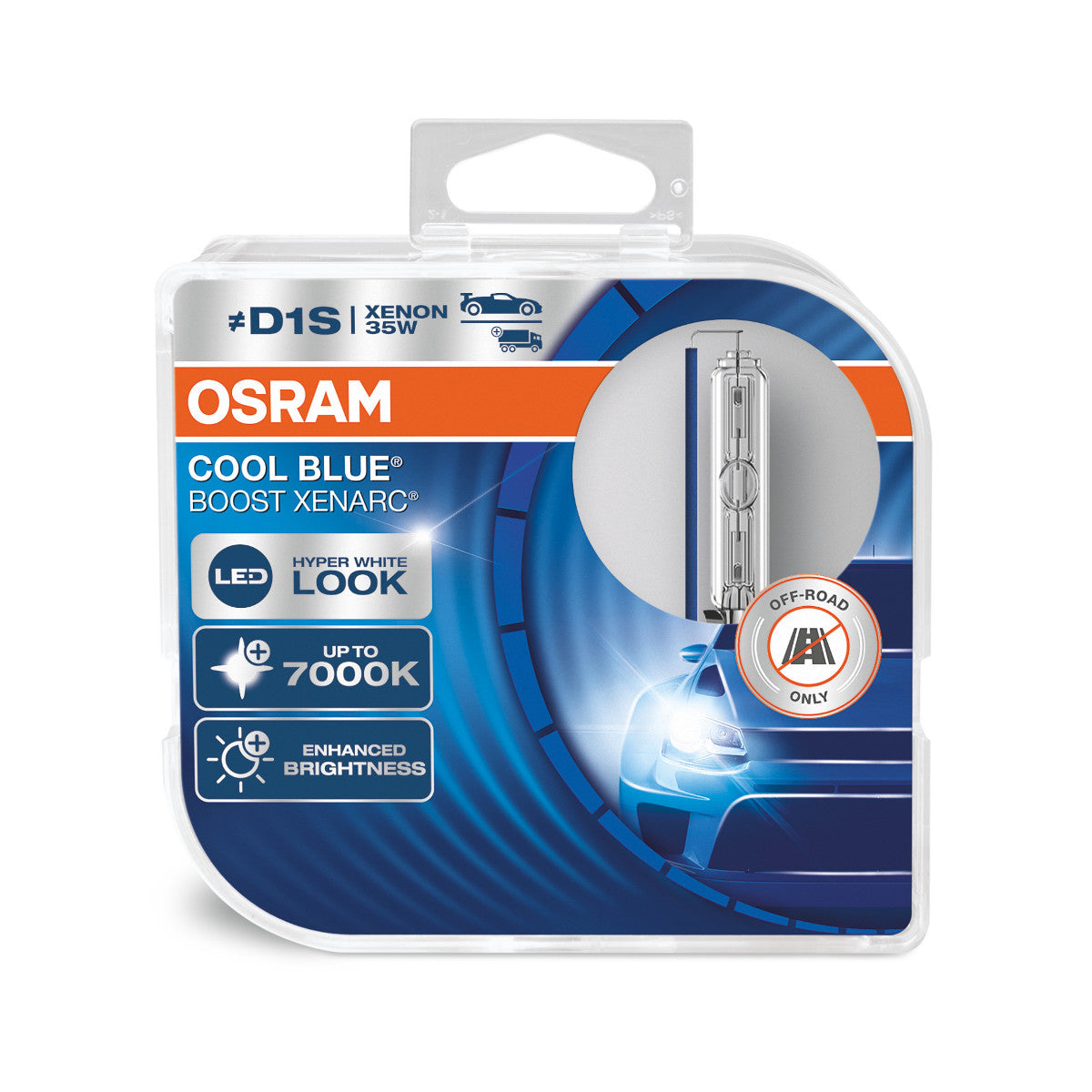 OSRAM XENARC COOL BLUE BOOST - Ampoule de phare tout-terrain D1S HID