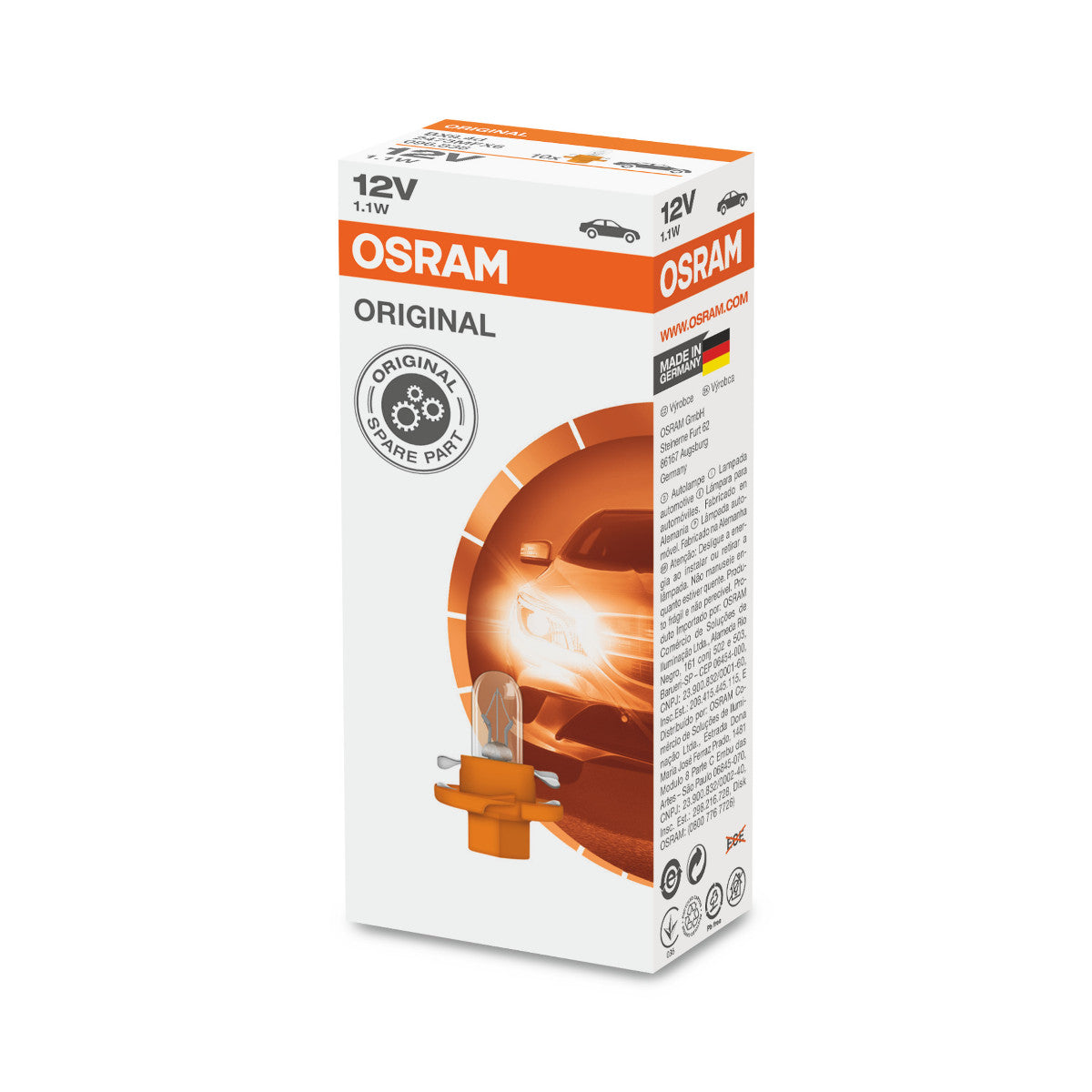 OSRAM ORIGINAL - BASE PLASTIQUE MF - 1 -1W - Ampoule supplémentaire