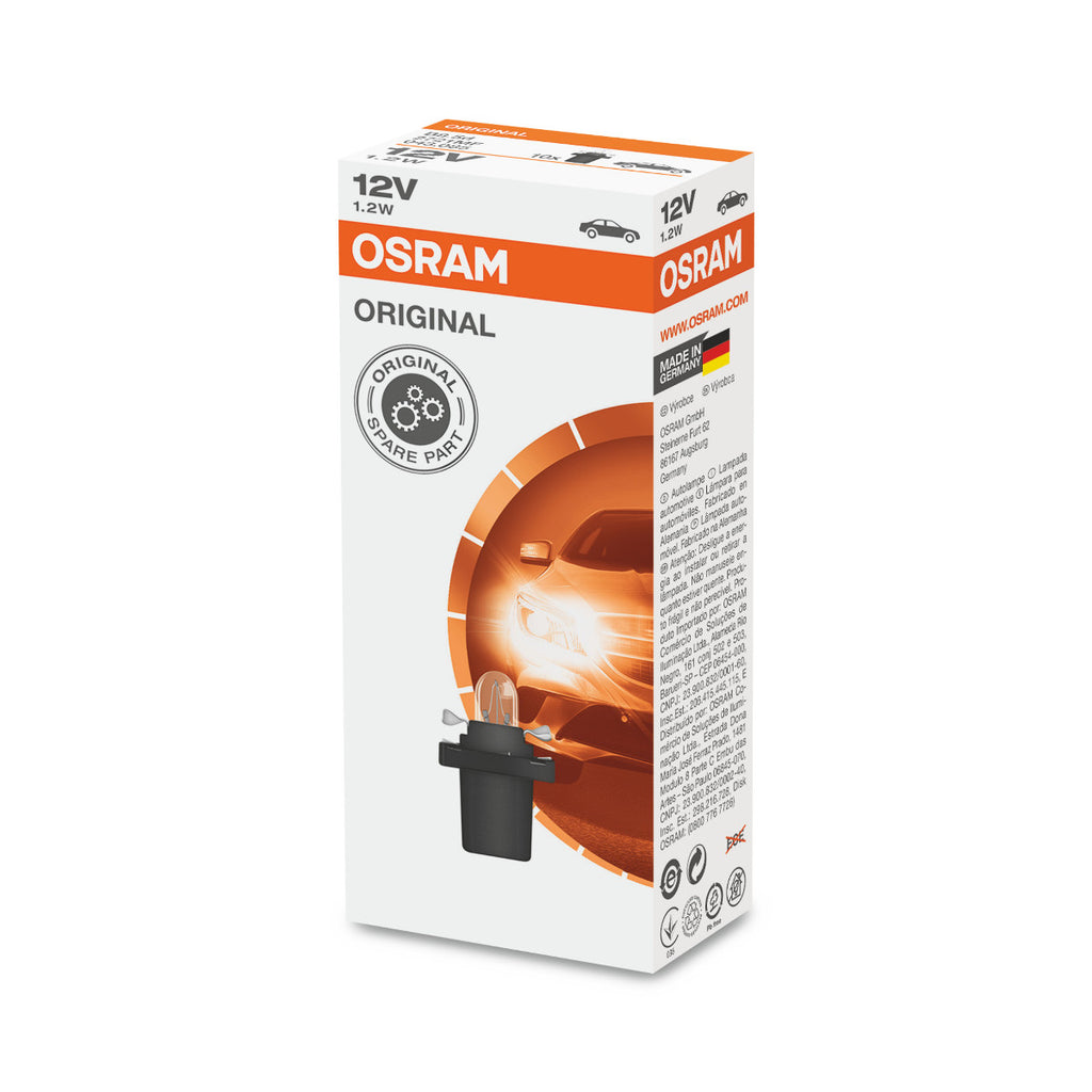 ORIGINAL OSRAM - Plastic MF Base - 1 -2W - B8.5D - lampe légère supplémentaire